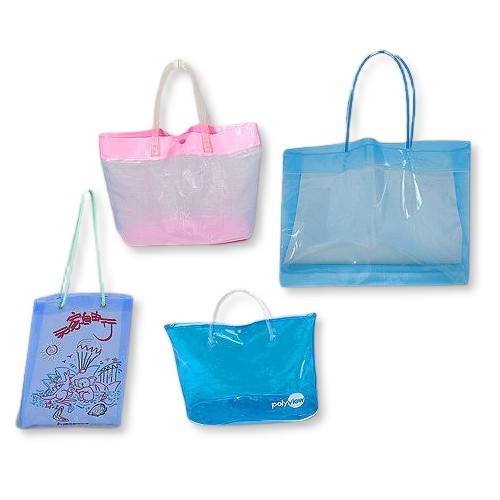 PVC mesh waterproof shopping bag TAIWAN